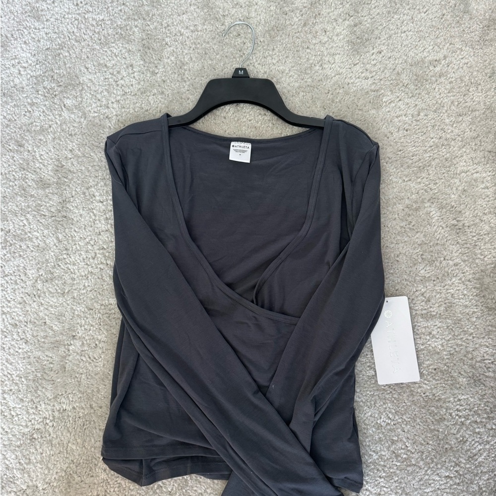 Athleta Fast Track Rib Reversible Top - Picture 2 of 15